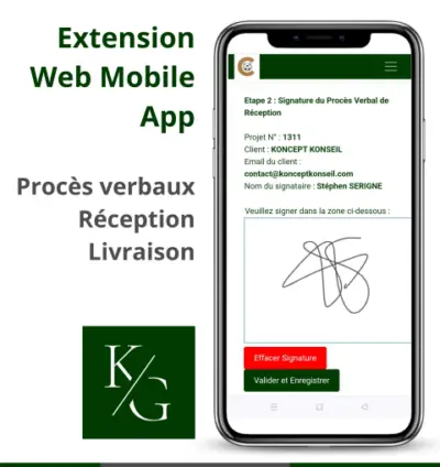 Mobile WebApp Pv et Livraison